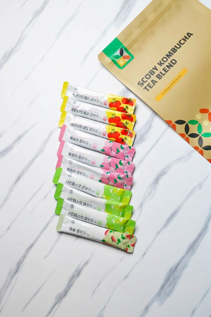 Heals Lab Kombucha Flavour Discovery Box | 10 Sachets, 4 Flavours