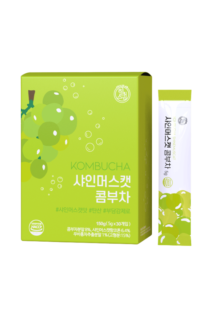 Heals Lab Kombucha Shine Muscat | Premium Probiotic Drink