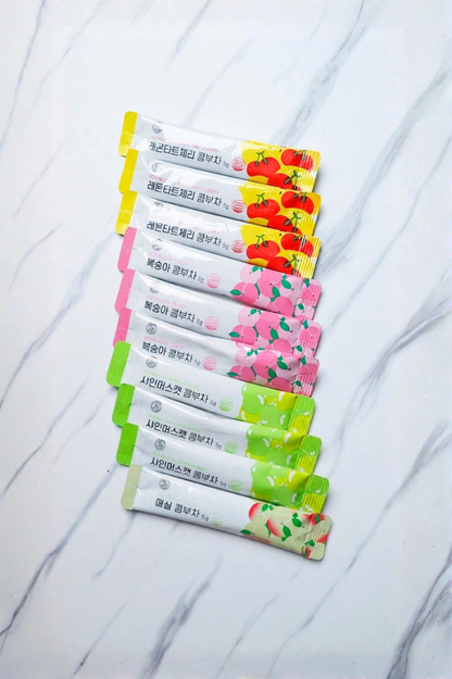 Heals Lab Kombucha Flavour Discovery Box | 10 Sachets, 4 Flavours