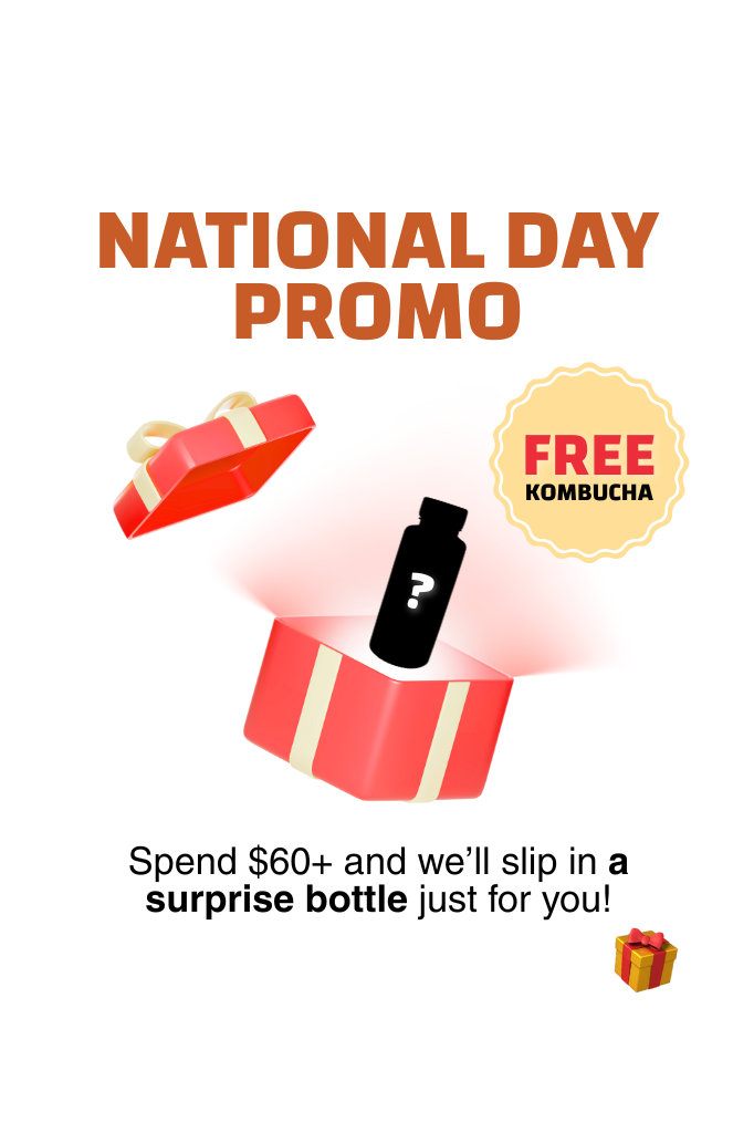 Free Kombucha (1 Bottle)